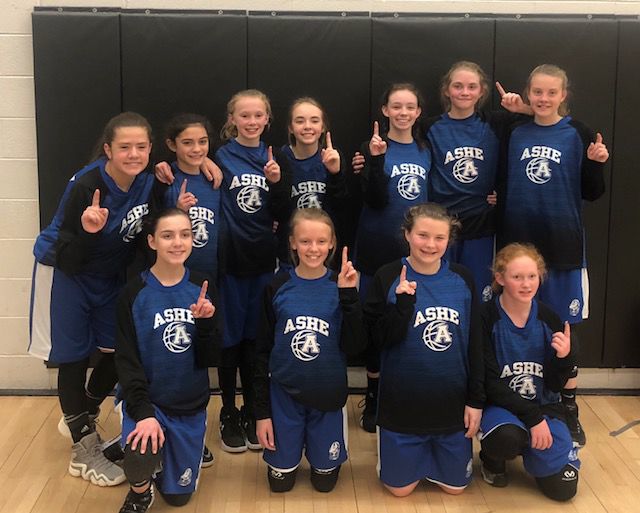 Seventh grade girls cap off undefeated season